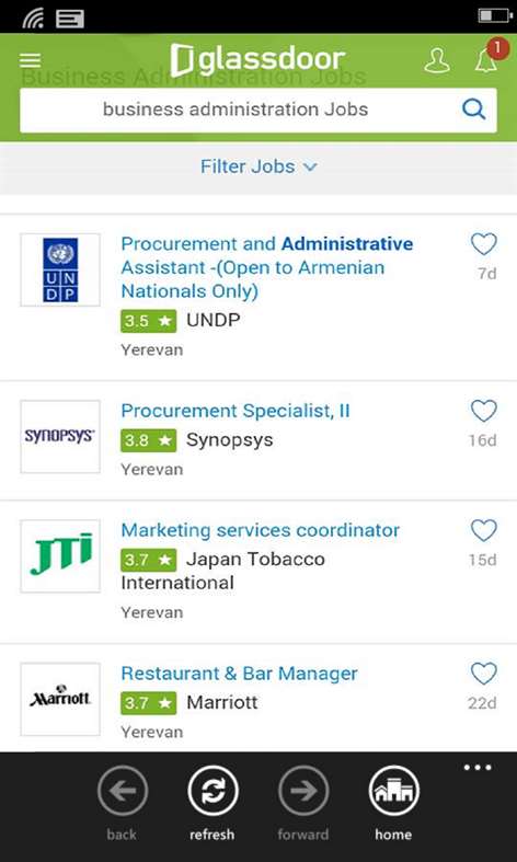 Glassdoor Job Search Mobile Screenshots 2