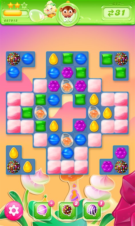 #4. Candy Crush Jelly Saga (Windows) By: king.com
