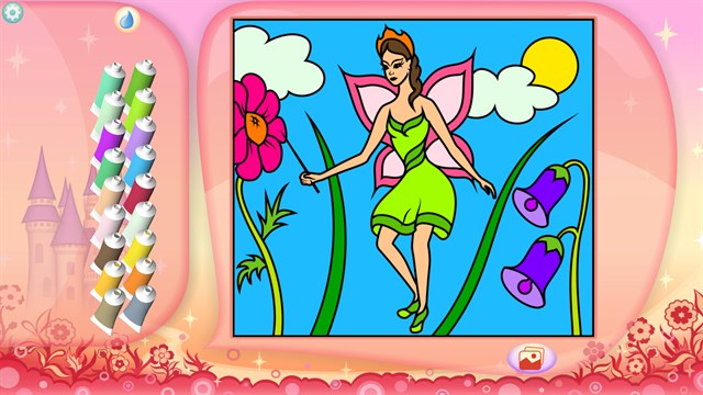 Pretty Princess Coloring Book + screenshot 4
