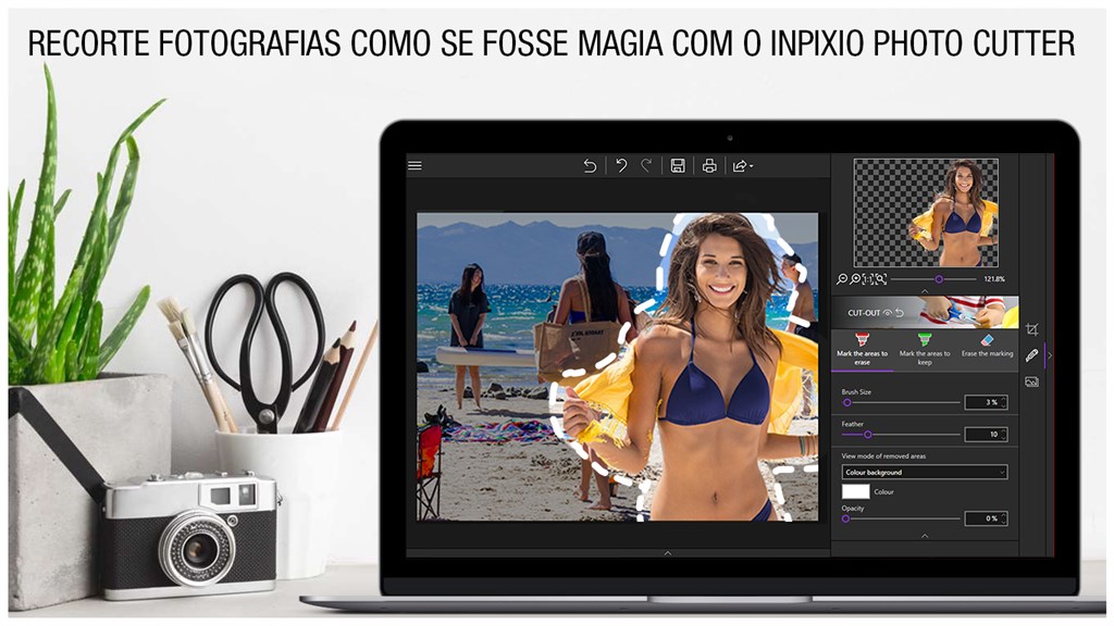 Editor de texto de foto  Adicionar texto a fotos com o InPixio