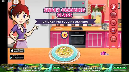 Sara's Cooking Class: Chicken Fettuccine screenshot 2