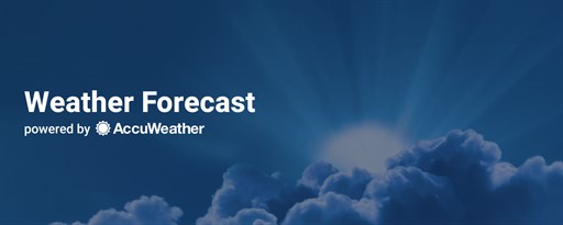 Weather Forecast powered by AccuWeather marquee promo image