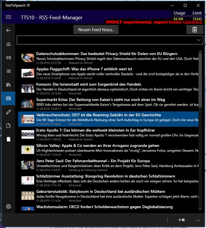 #5. TextToSpeech 10 (Windows) Ved: ESXsystems