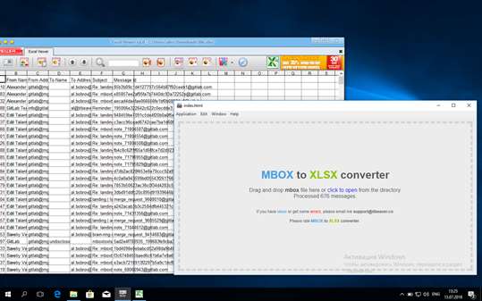MBOX to XLSX Converter screenshot 3