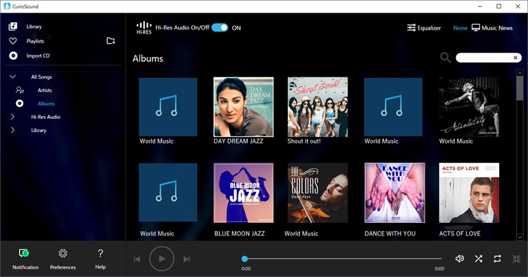 Curiosound Hi Res Conv Audio Player By 株式会社デジオン Windows Apps Appagg