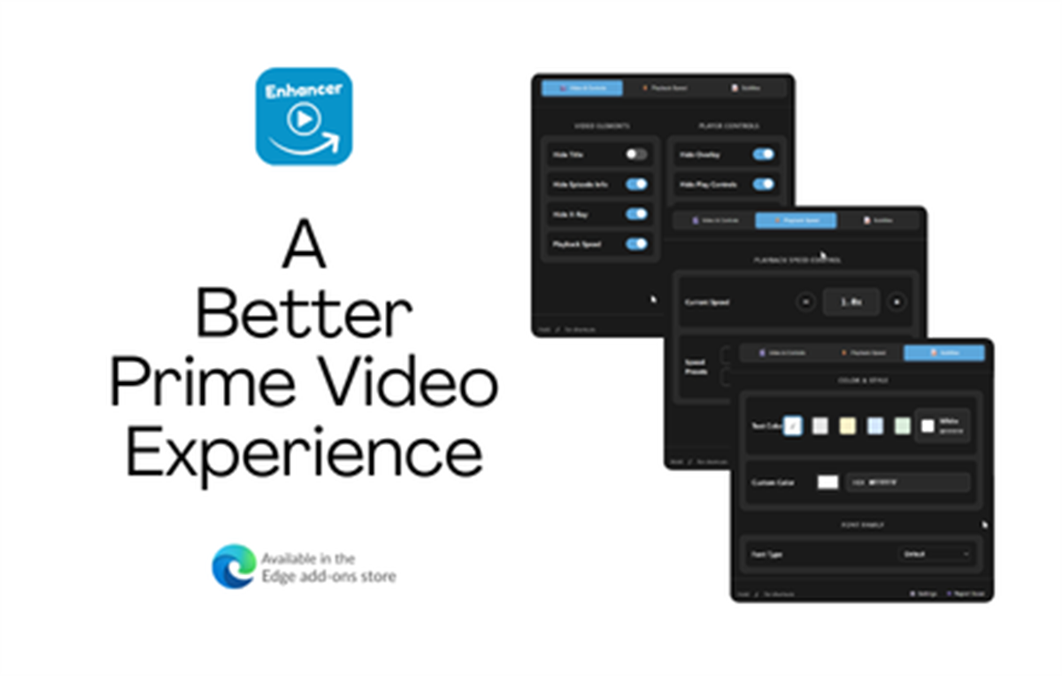 Prime Video Enhancer