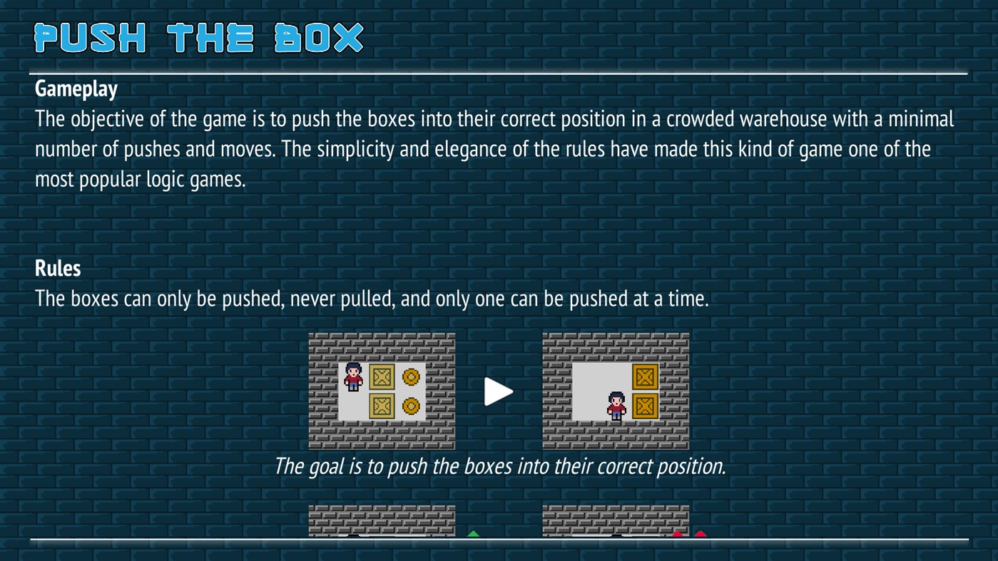 #6. Push the Box - Puzzle Game (Windows) 由: eSolutions Nordic AB