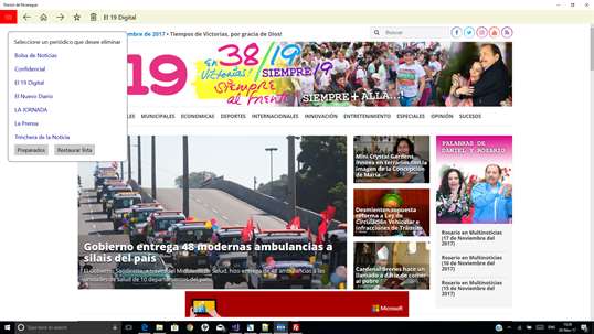 Newspapers from Nicaragua screenshot 2