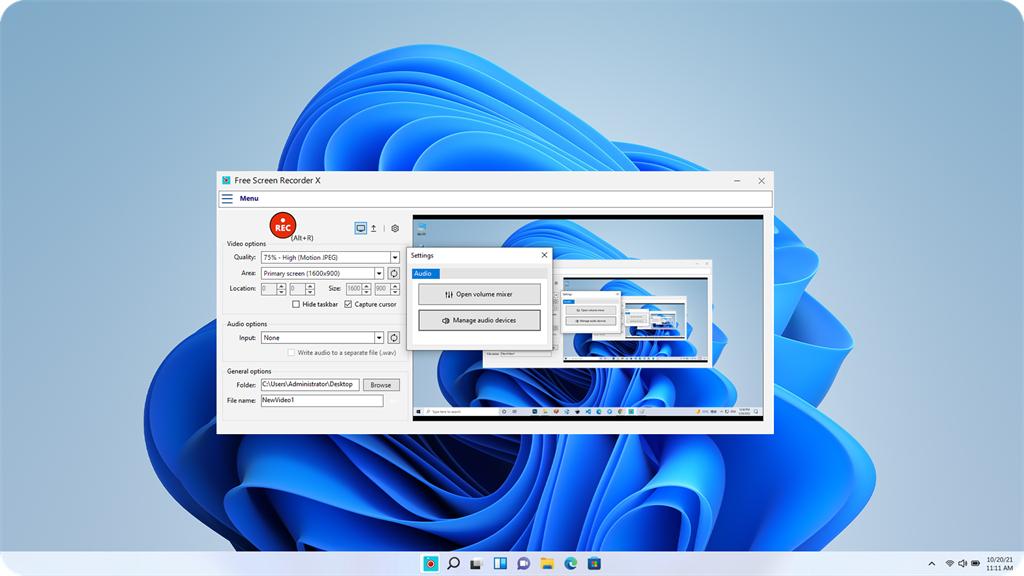 Free Screen Recorder X_5