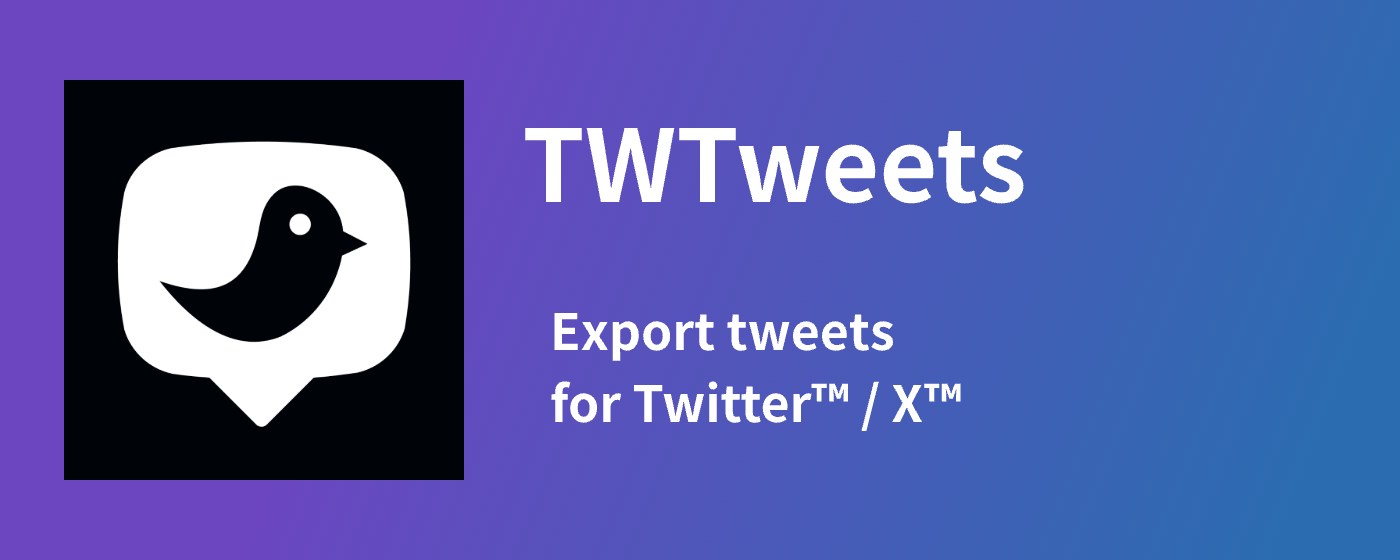 TweetExporter - Export Tweets From Any Account