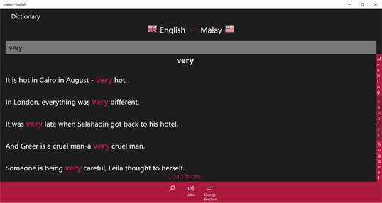 Malay - English screenshot 2