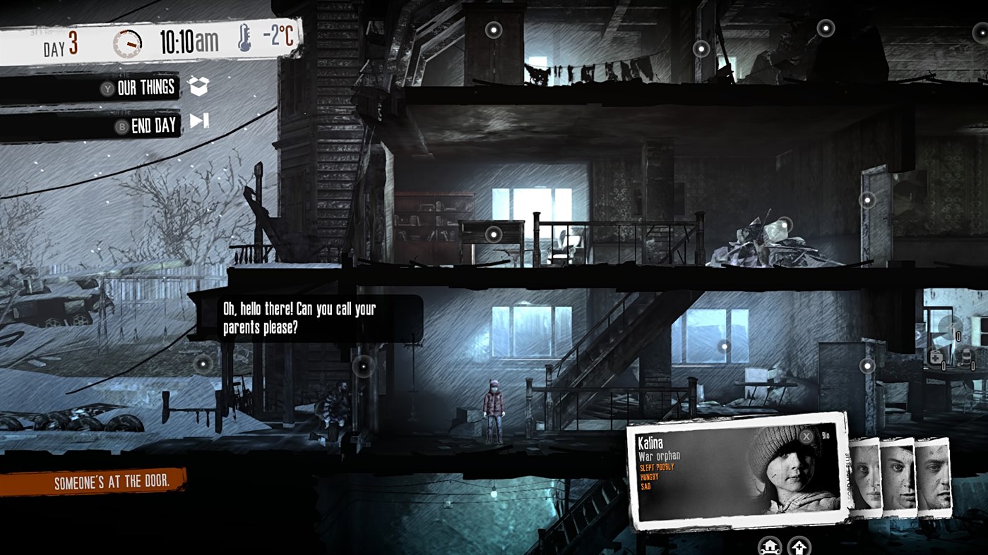 #2. This War of Mine: The Little Ones (Xbox) By: Deep Silver