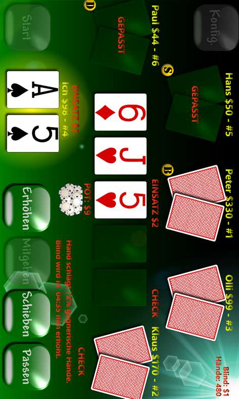 Play Texas Holdem Poker Screenshots 1