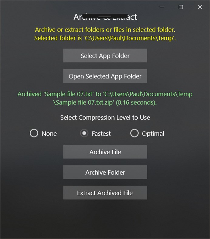 #3. Archive & Extract (Windows) 由: Paul Ghilino