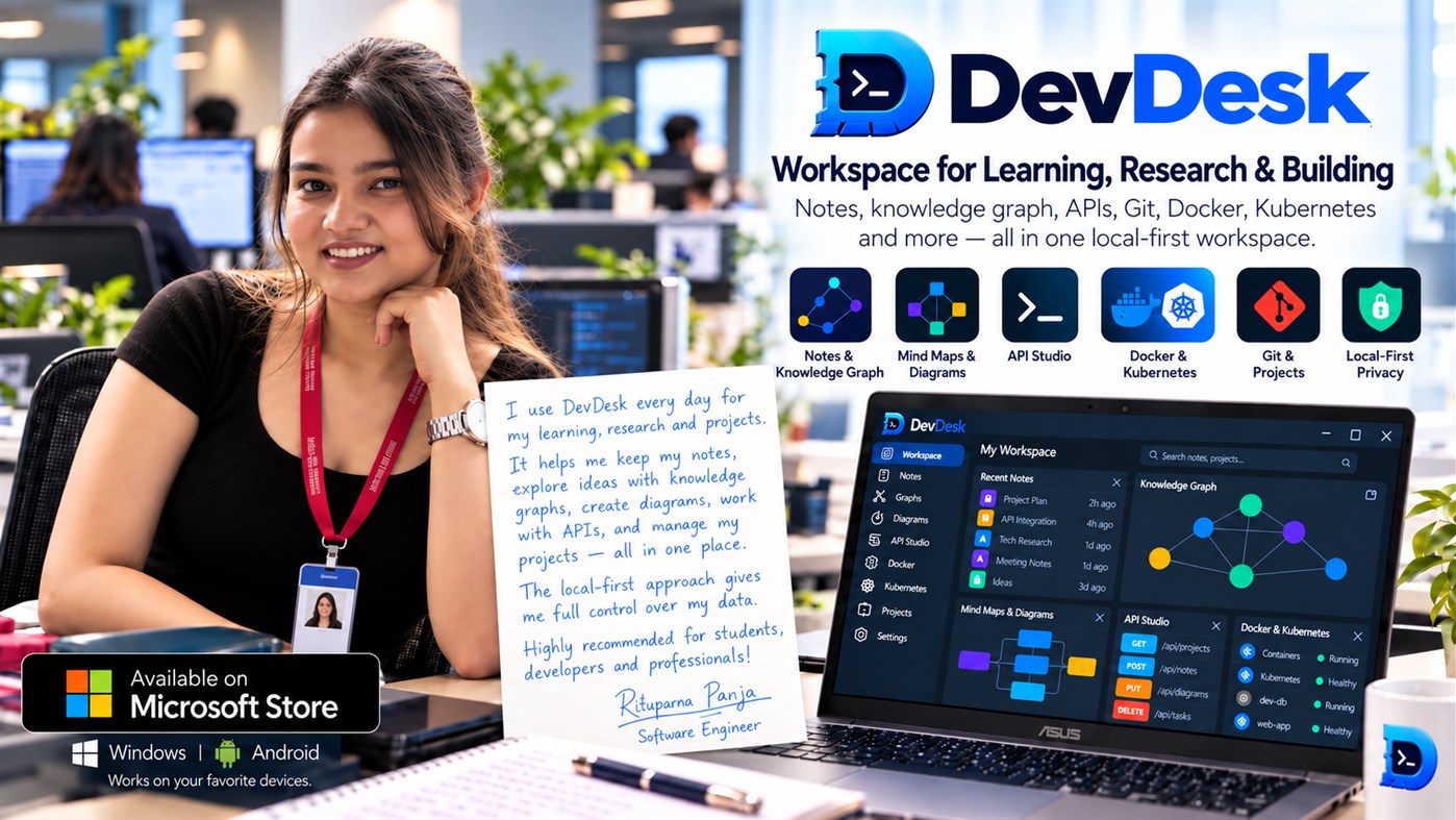 #1. DevDesk (Windows) Af: Baishalya