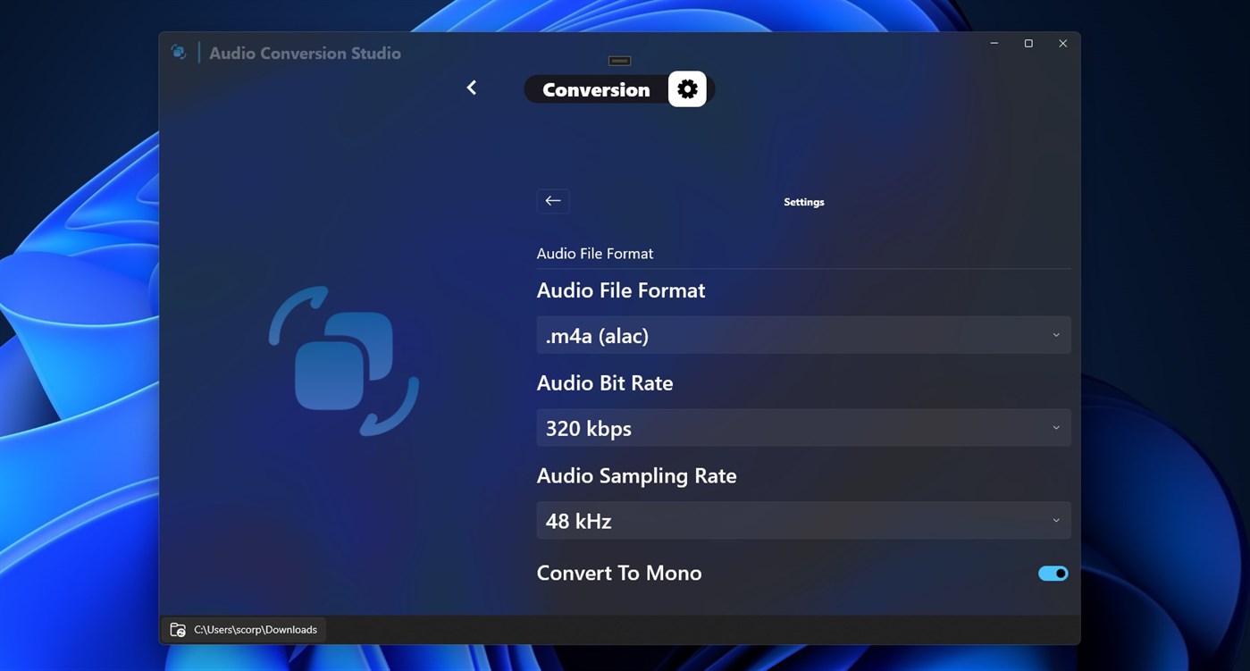 #2. Audio Conversion Studio (Windows) 由: parmata