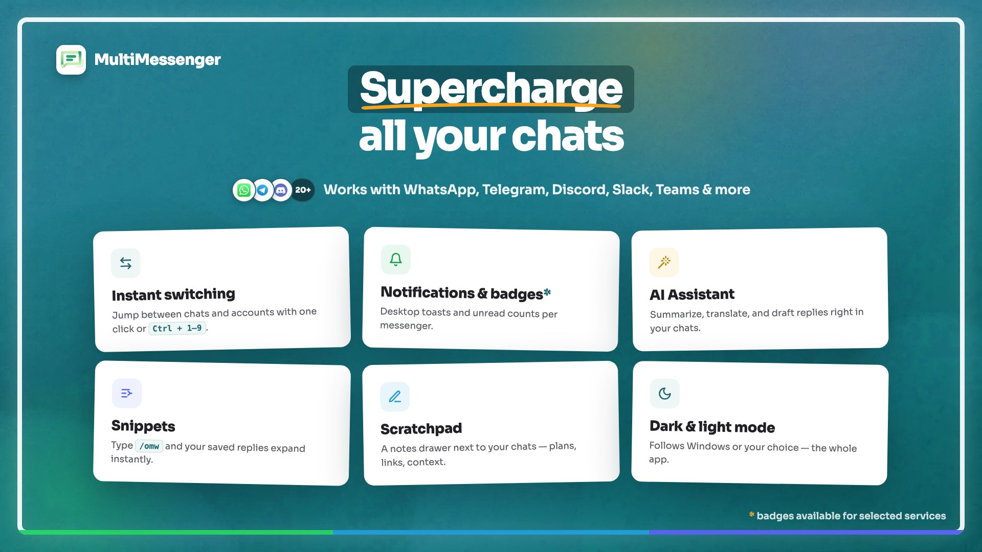 MultiMessenger screenshot