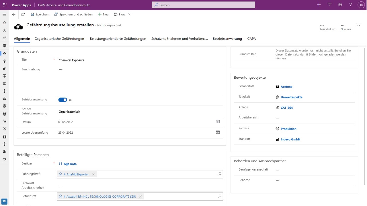 Snapshot 2 of DaIM Arbeits- und Gesundheitsschutz