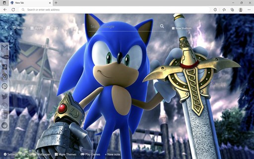 Sonic The Hedgehog Wallpaper - Complemento de edge