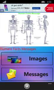 Humans Facts Messages screenshot 1