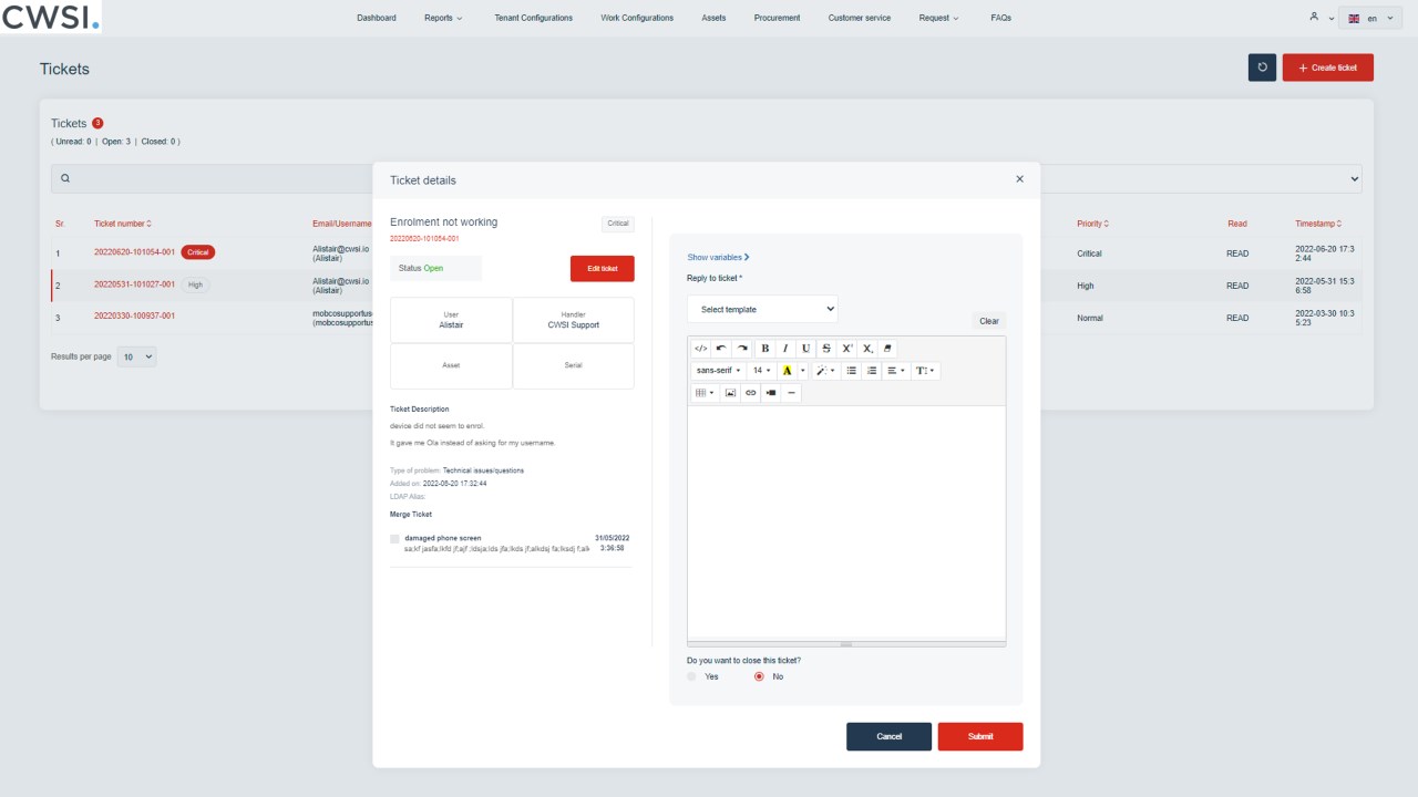 Snapshot 4 of CWSI Workplace - Digital Employee Experience
