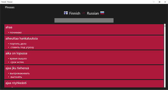 Finnish - Russian screenshot 4