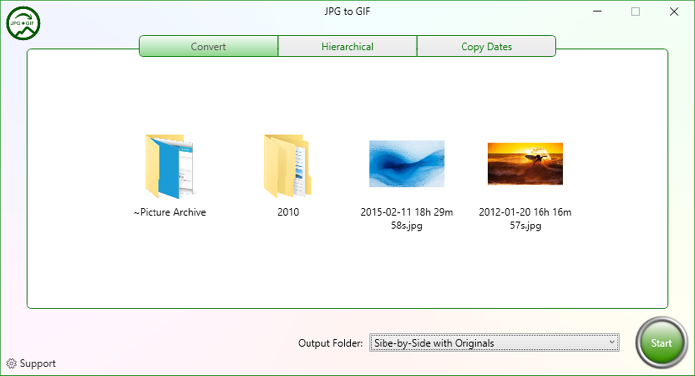 #2. JPG to GIF (Windows) Podle: Duckhead Software