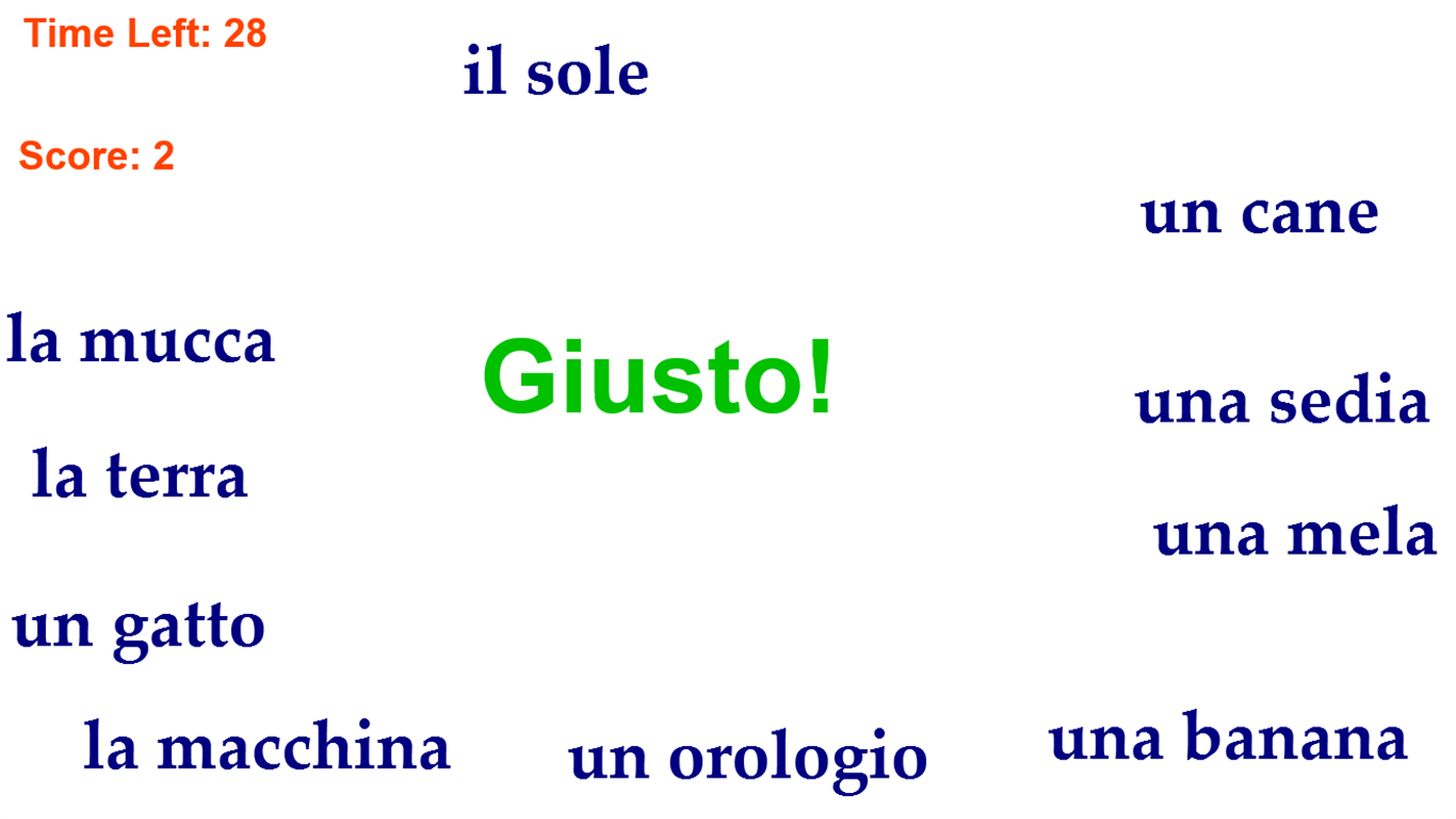 #3. Language Time: Italian! (Windows) Podle: Janina G.