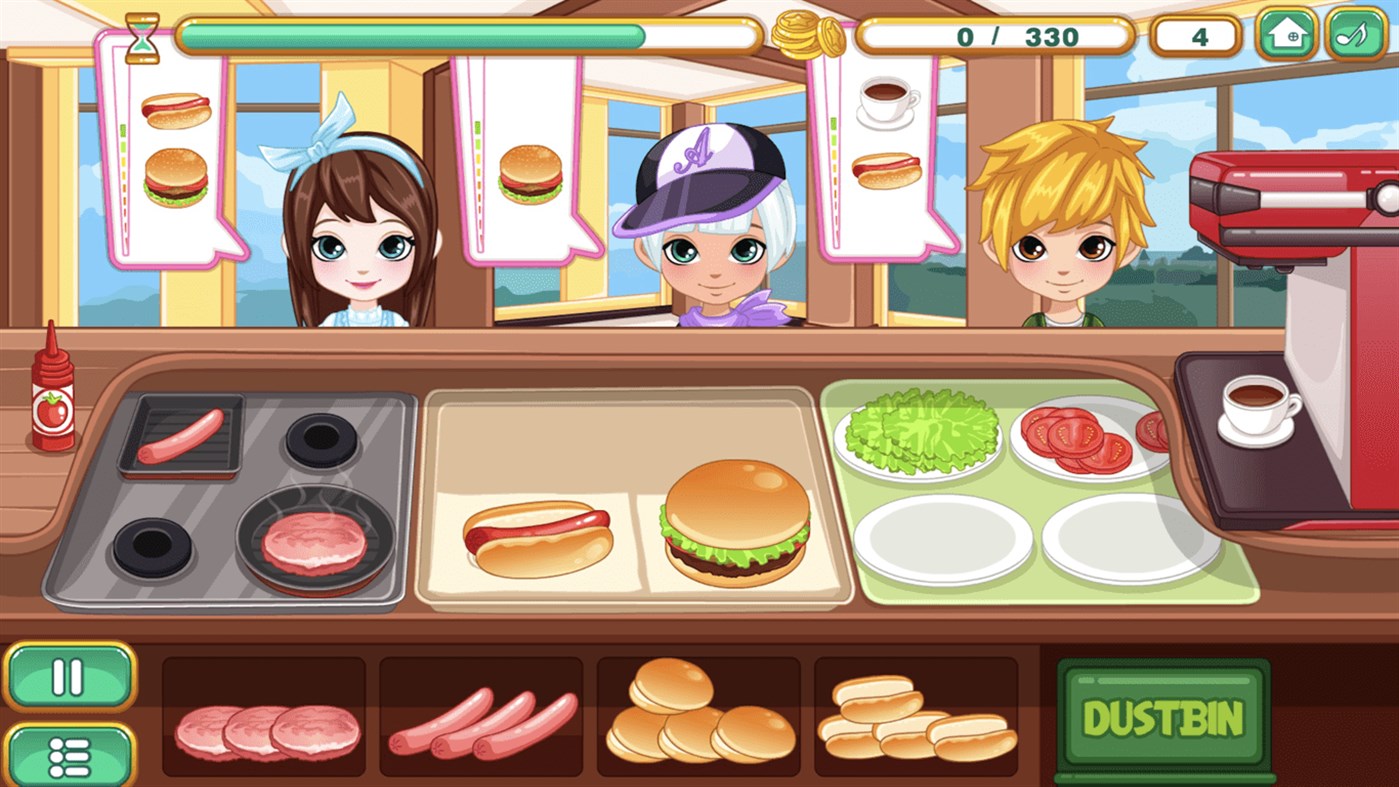 #2. Burger Hotdog Shop Simulator (Windows) 来自: JiMing