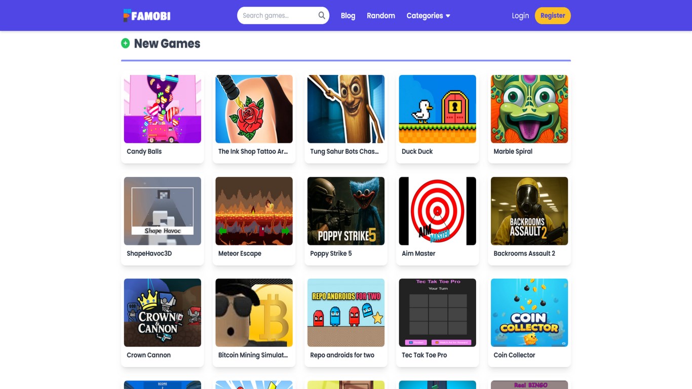 Famobi HTML5 Games - Windows に無料でダウンロードしてインストールする | Microsoft Store