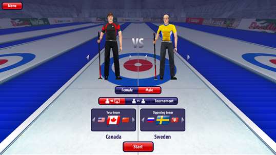Curling3D HD screenshot 1