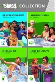 Les Sims™ 4 Prendre l’air – Collection - Iles paradisiaques, Kit d'Objets Ambiance Patio, Kit d'Objets En plein air, Kit d'Objets Jour de lessive