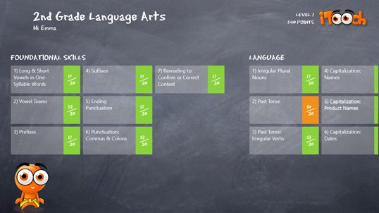 Language Arts Grade 2 screenshot