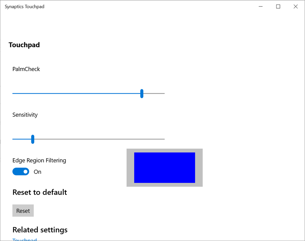 #2. Synaptics TouchPad Control Panel (Windows) Podle: Synaptics Incorporated