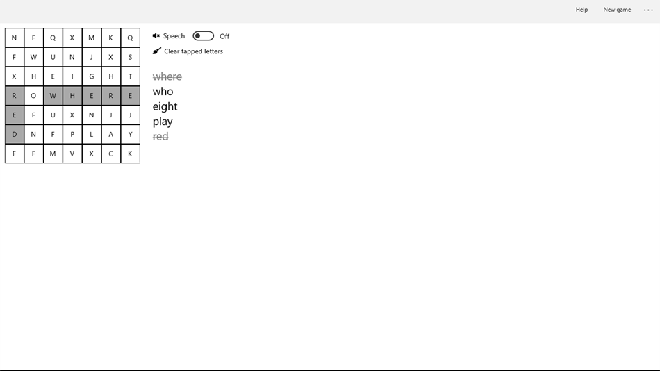 FindWordsX (Windows) 来自: Shapeshift