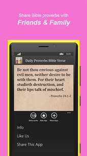 Daily Bible Proverbs screenshot 2