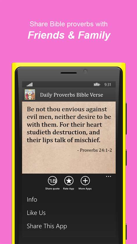 Daily Bible Proverbs Screenshots 2