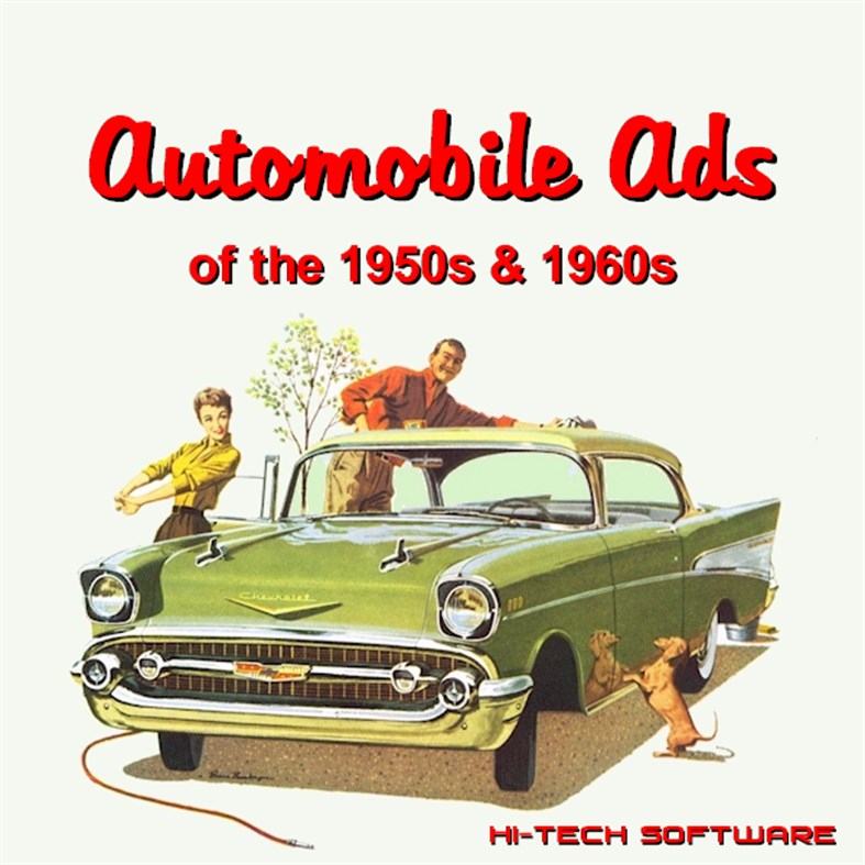 #1. Automobile Ads 1950-1969 (Windows) Av: HI-Tech Software
