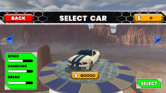 Extreme Impossible Race Car Stunt game screenshot 2