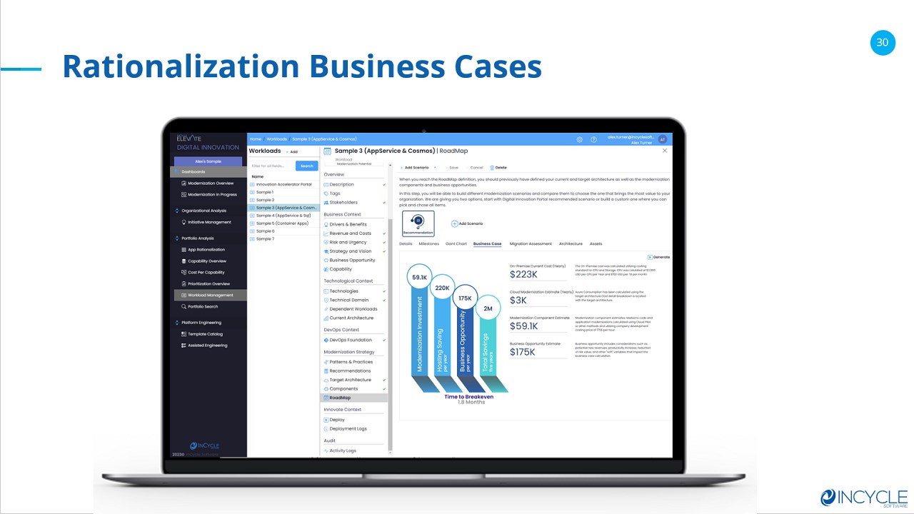 Snapshot 2 of Elevate - IT Innovation & Modernization Platform