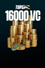 Paquete de 16,000 monedas virtuales de TopSpin 2K25