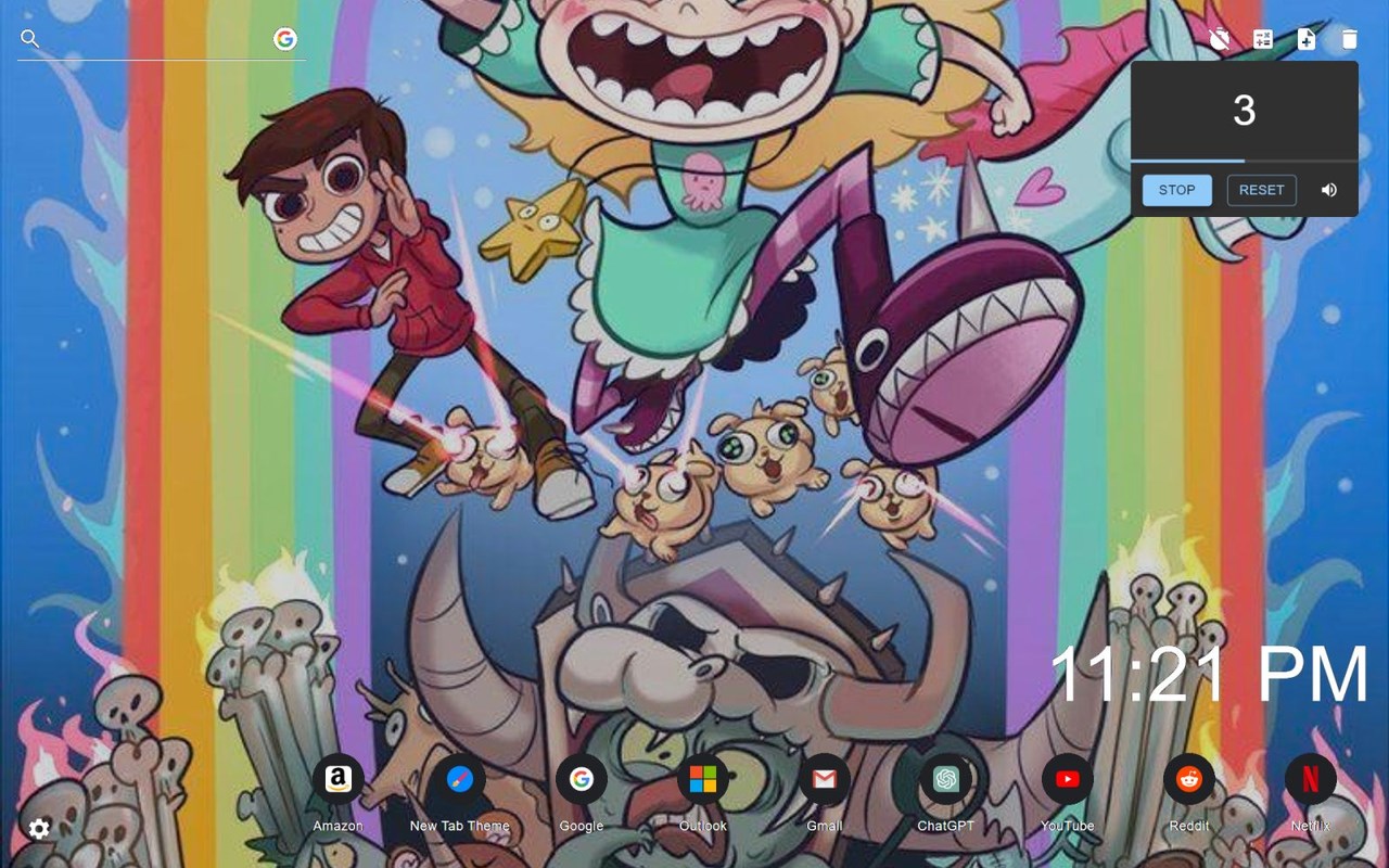 Star Vs. The Forces Of Evil Wallpaper New Tab