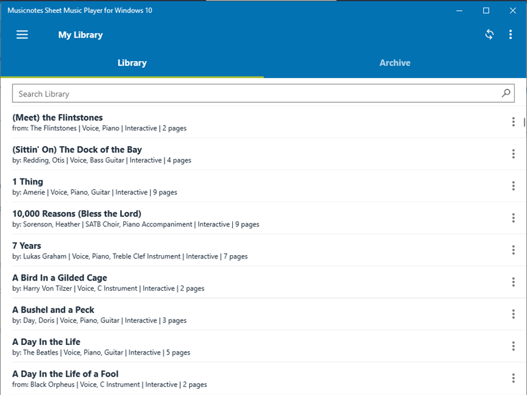 Musicnotes Sheet Music Player_4