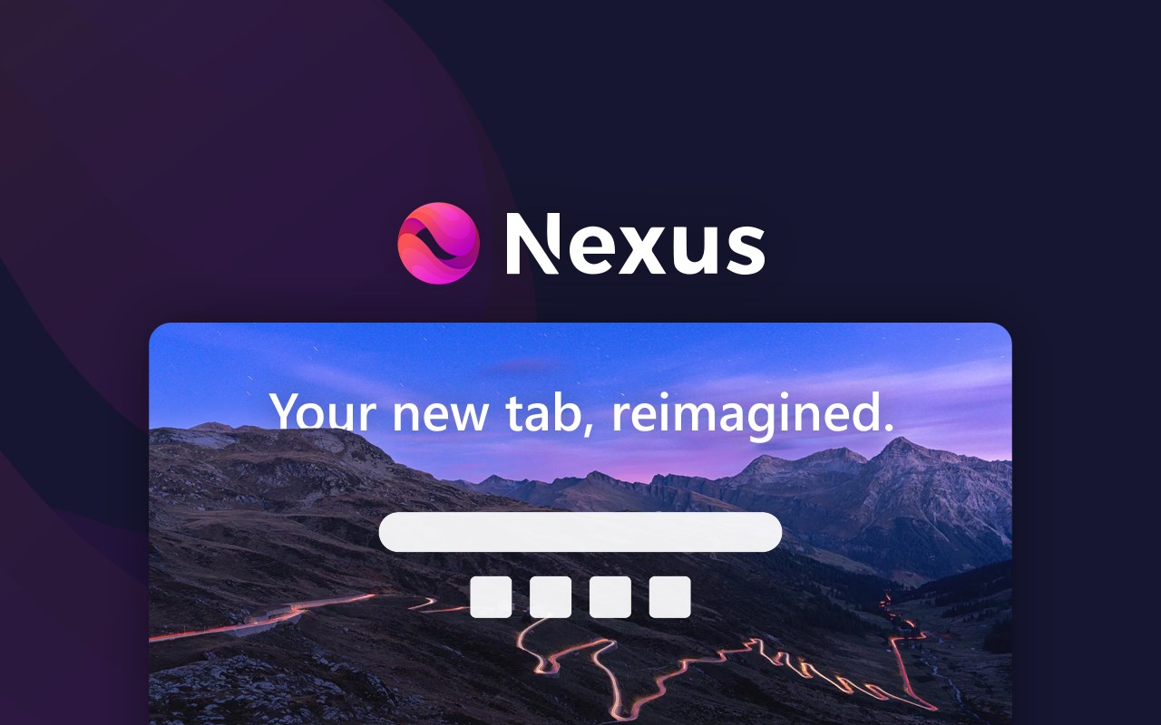 Nexus: New Tab Page