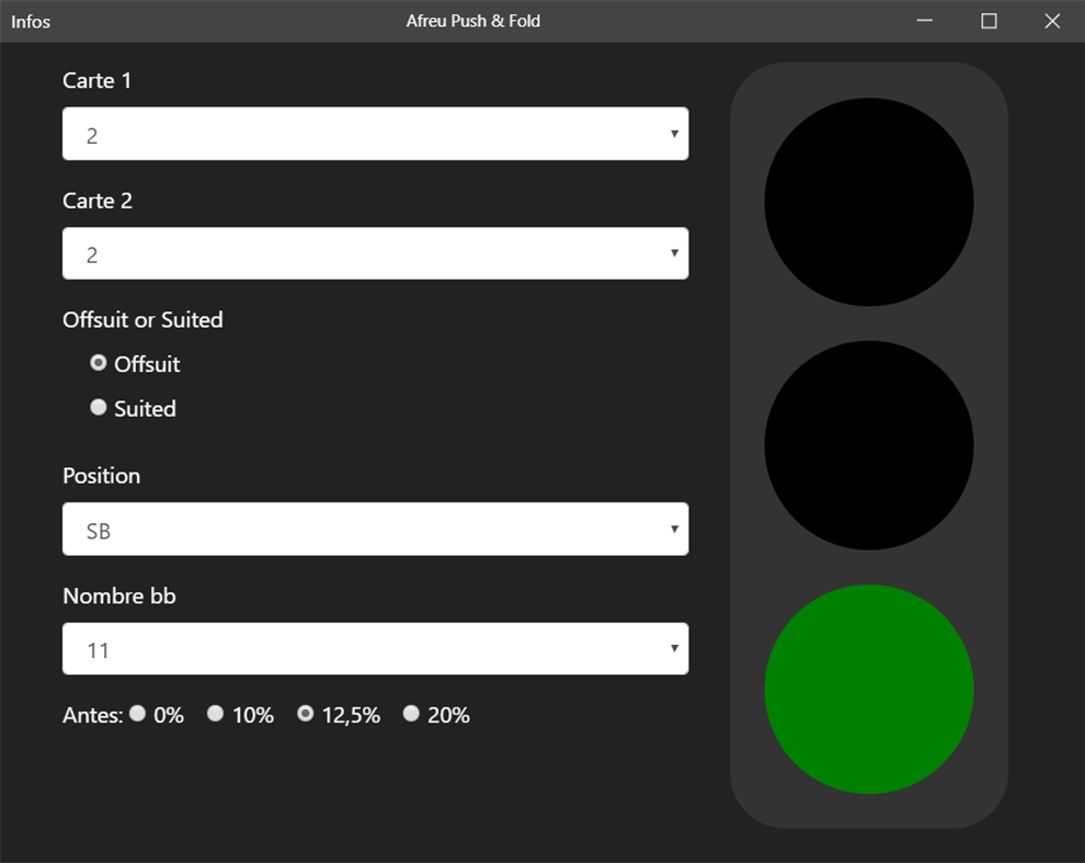 #1. Push or Fold (Windows) 由: Afreu