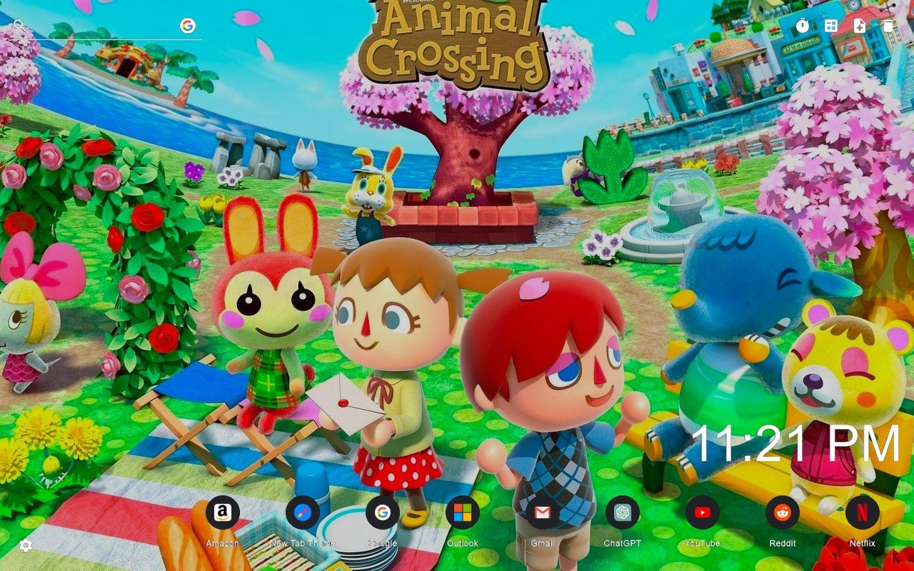 Animal Crossing Wallpaper New Tab