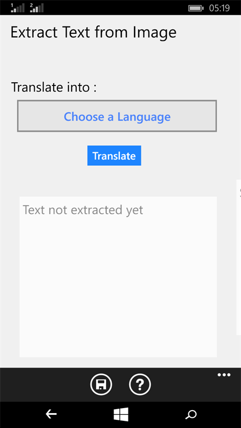 Extract text from image Screenshots 2