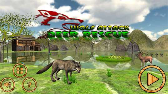 Wolf Attack - Deer Rescue screenshot 1