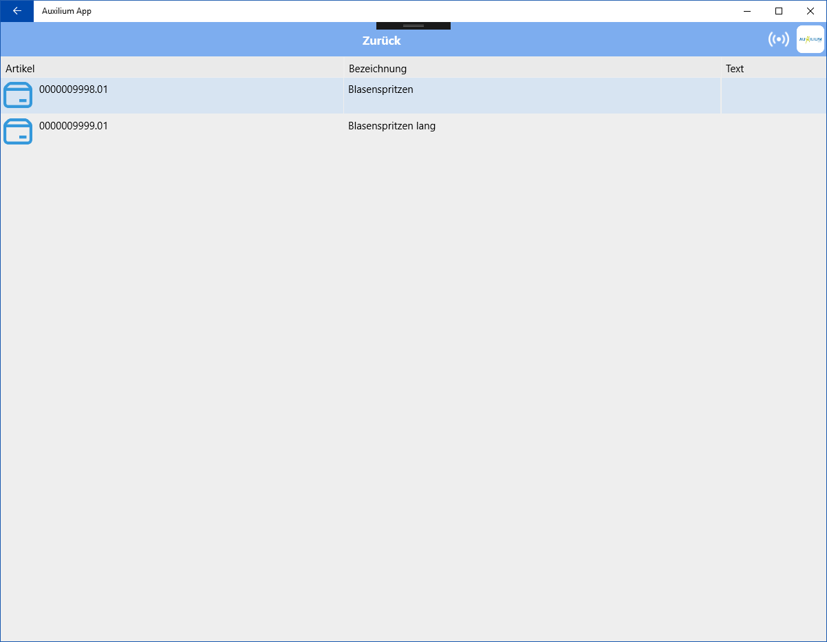 Auxilium App screenshot