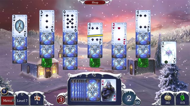 Jewel Match Solitaire: Winterscapes screenshot 4